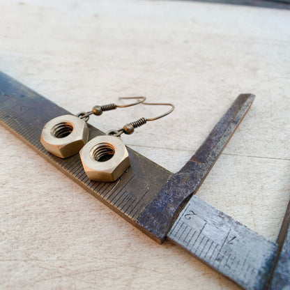 Boucles d’oreilles Boulons Laiton - Ernest & Célestin