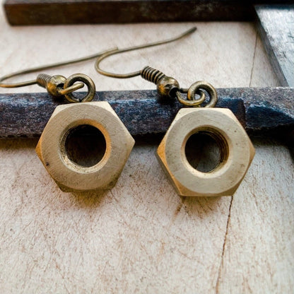 Boucles d’oreilles Boulons Laiton - Ernest & Célestin