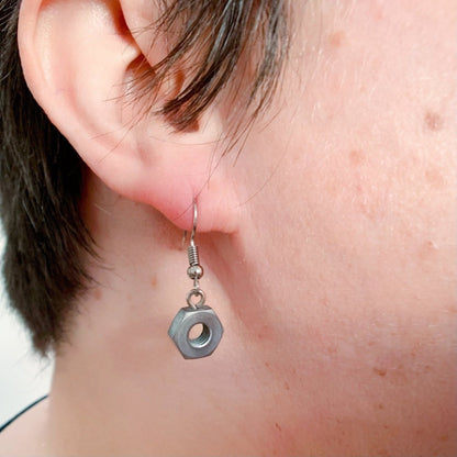 Boucles d'oreilles Boulons Métal - Ernest & Célestin