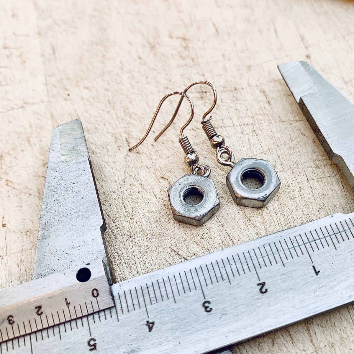 Boucles d'oreilles Boulons Métal - Ernest & Célestin