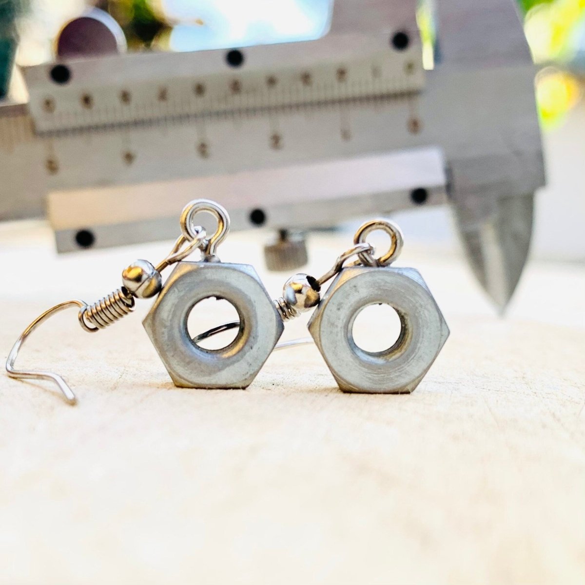 Boucles d'oreilles Boulons Métal - Ernest & Célestin
