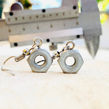 Boucles d'oreilles Boulons Métal - Ernest & Célestin