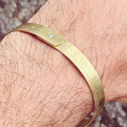 Bracelet mètre Laiton - Ernest & Célestin