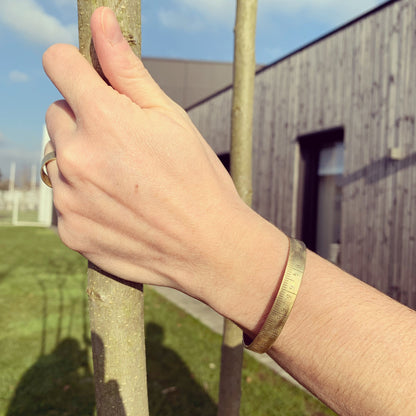 Ensemble Bague et Bracelet mètre Laiton