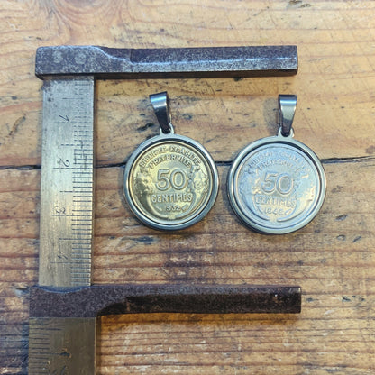 Pendentif 50 ctms alu