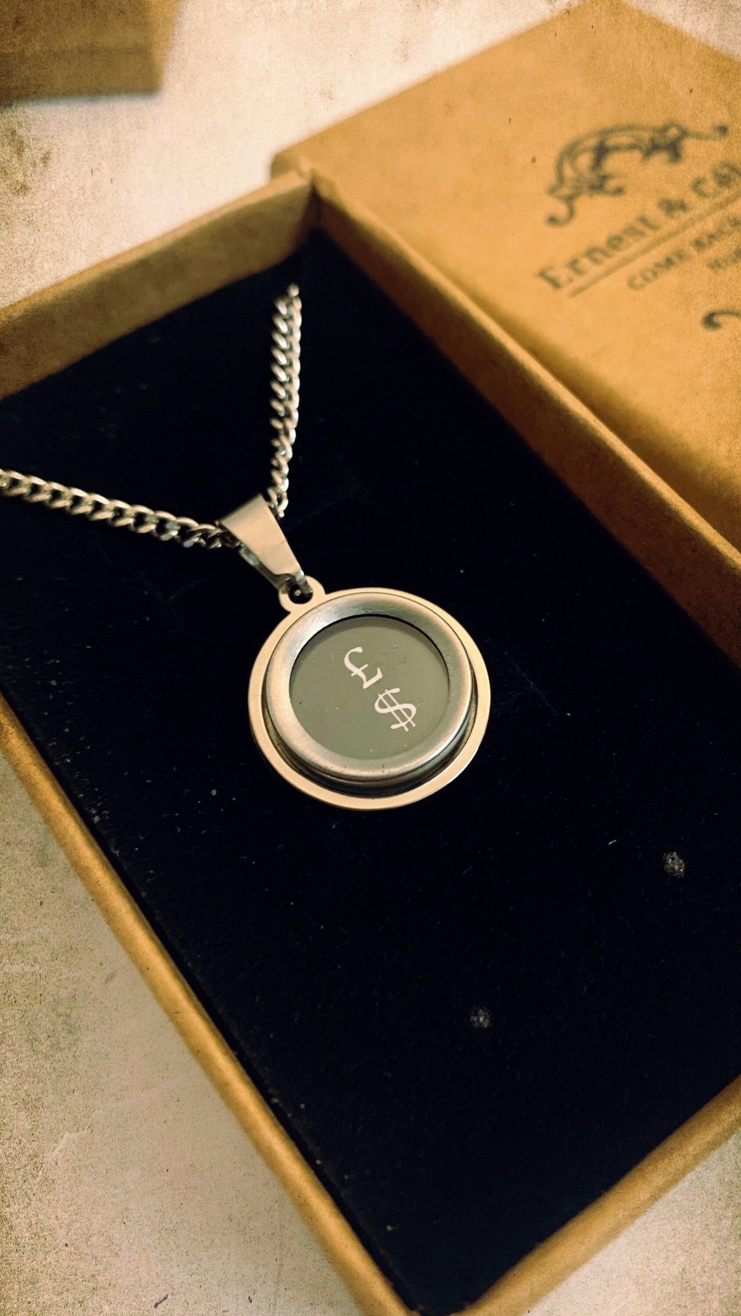 Pendentif Typewriter