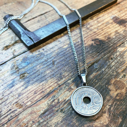 Pendentif 10 ctms Francs Lindauer - Ernest & Célestin