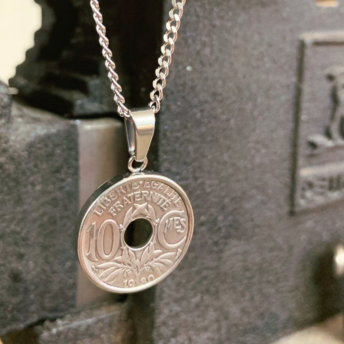 Pendentif 10 ctms Francs Lindauer - Ernest & Célestin
