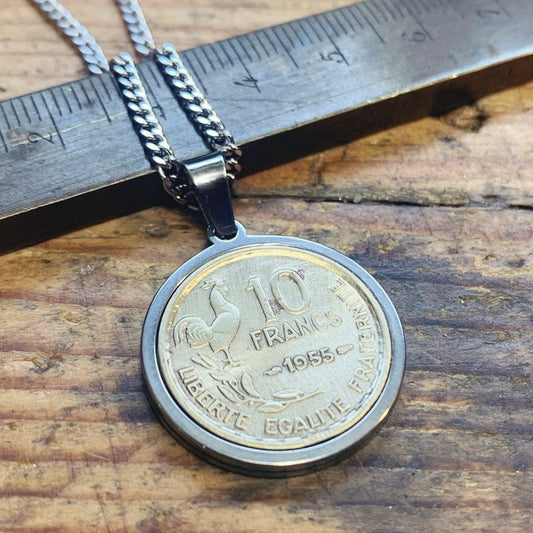 Pendentif 10 Francs Guiraud - Ernest & Célestin