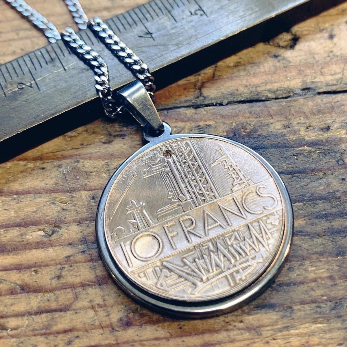 Pendentif 10 Francs Mathieu - Ernest & Célestin