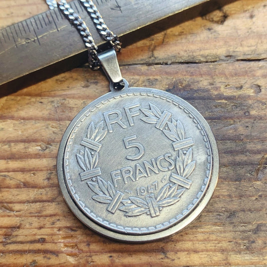Pendentif 5 Francs Lavrillier - Ernest & Célestin