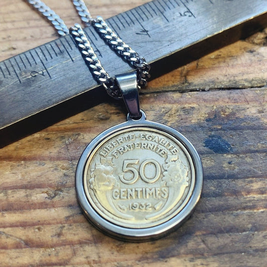 Pendentif 50 ctms doré - Ernest & Célestin