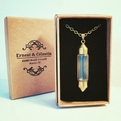Pendentif Ampoule - Ernest & Célestin